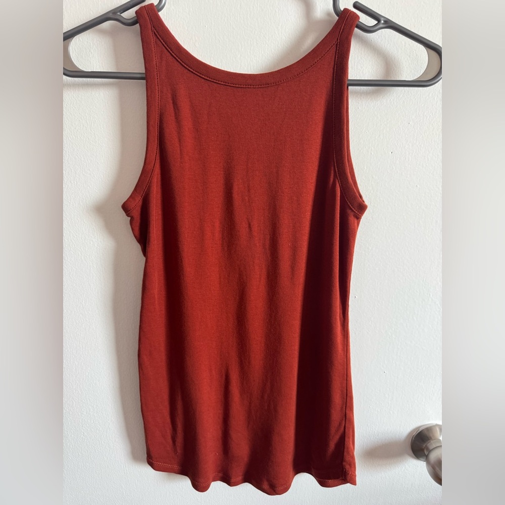 LOFT Women's Burgundy Tank Top